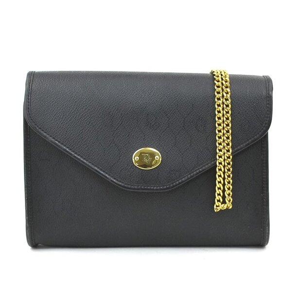 Dior Handbags - CHRISTIAN DIOR Black Leather Shoulder Bag